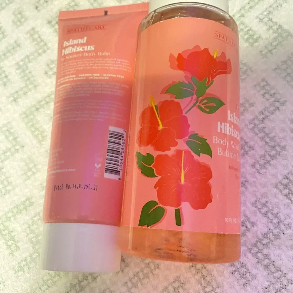 🛍️The spathecary Island Hibiscus 🌺 Bady Balm & 2in1 Body wash & Bubble Bath 💥